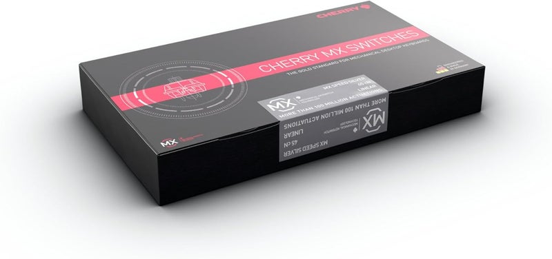 Cherry MX RGB Switch Kit, Box with 23 Mechanical Keyboard Switches, for DIY, Hot Swap or Gaming Keyboard (MX Speed Silver) - Image 2